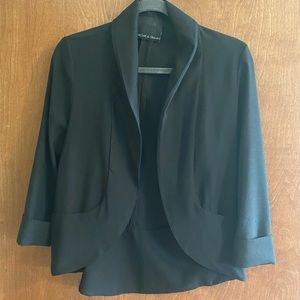 Harlowe & Graham Black Blazer